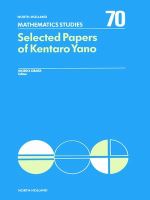 cover image of Selected Papers of Kentaro Yano